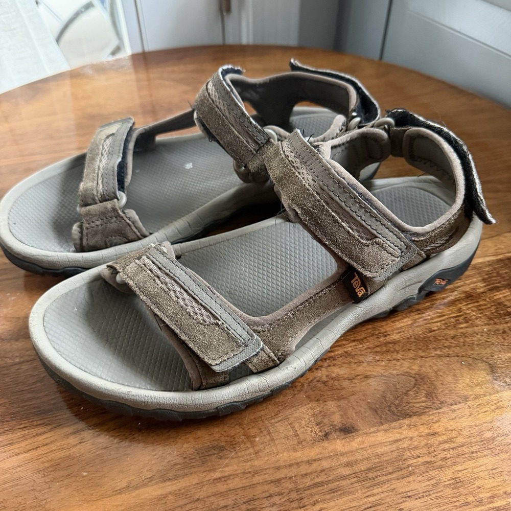 Teva Hudson Sandals Mens‎ Grey Hiking Outdoor Walking Shoes Size 9